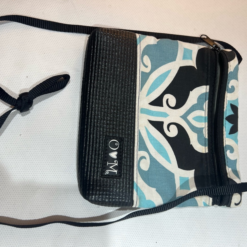 Stylish Black and Blue Crossbody Bag